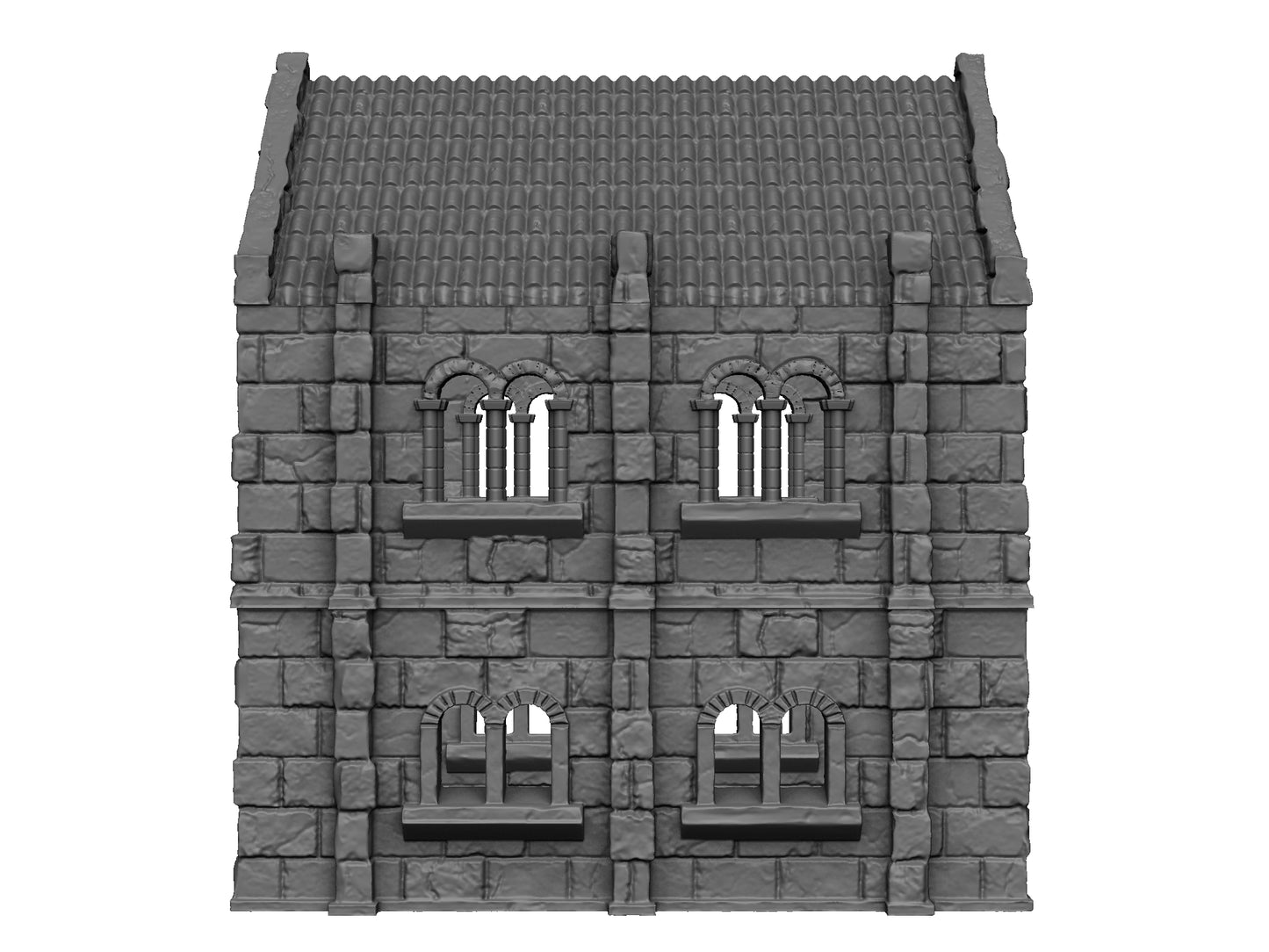 Casa 2 de Arkenfel – Escenografía estilo Gondor para Wargames (28–32 mm)