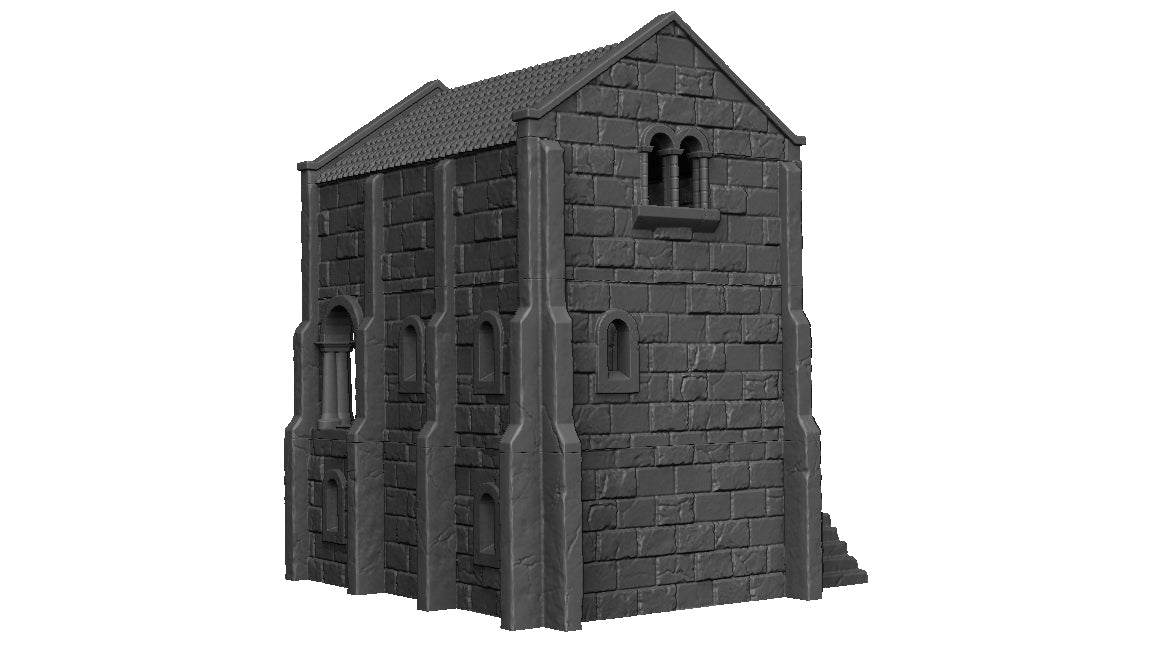 Casa de 3 Plantas de Gondor – Modelo 5 Arkenfel – Escenografía para Wargames (28–32 mm)