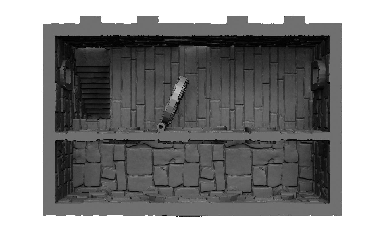 Casa 1 de Arkenfel – Escenografía estilo Gondor para Wargames (28–32 mm)