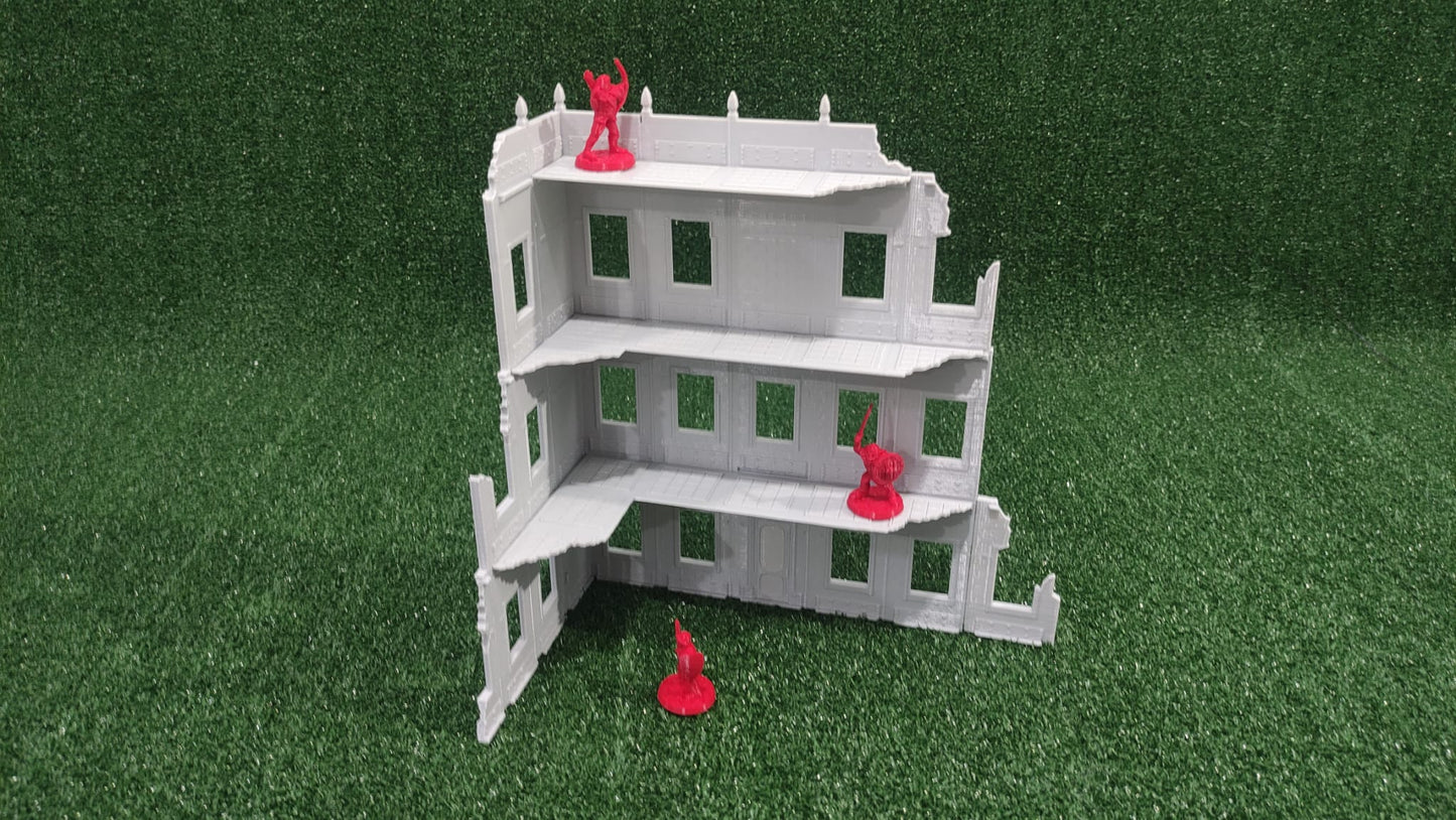 Set 5 ruinas medidas WTC - Escenografía Warhammer 40k