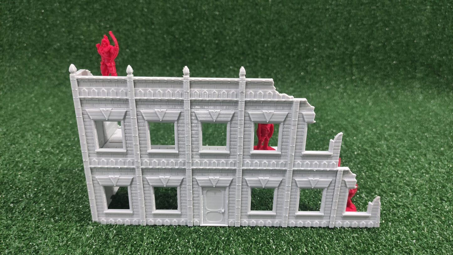 Set 5 ruinas medidas WTC - Escenografía Warhammer 40k