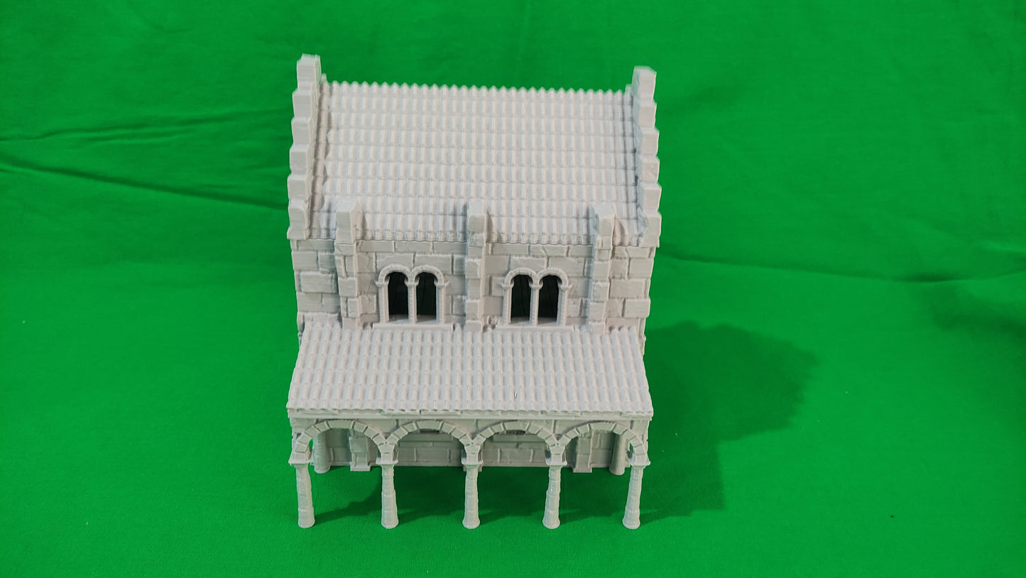 Casa 2 de Arkenfel – Escenografía estilo Gondor para Wargames (28–32 mm)