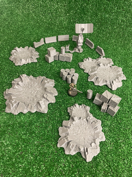 Escenografía - Puesto de Avanzada en Craters Sci-Fi 28mm 32mm