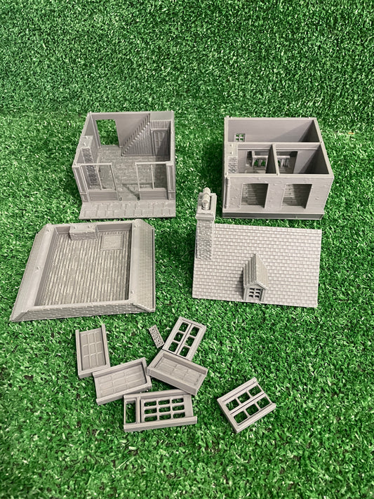 Edificio 1 - 1944 Escenografía Normandía - Segunda Guerra Mundial 28mm