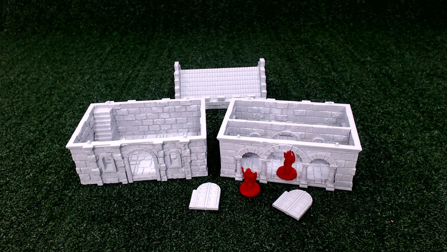 Casa 1 de Arkenfel – Escenografía estilo Gondor para Wargames (28–32 mm)