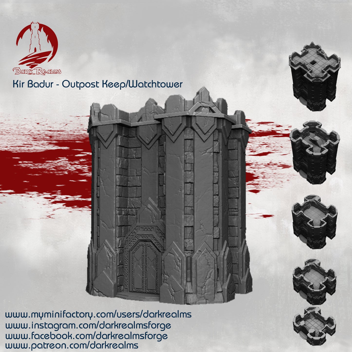 Torre de vigilancia de los Enanos - Escenografía fantasy