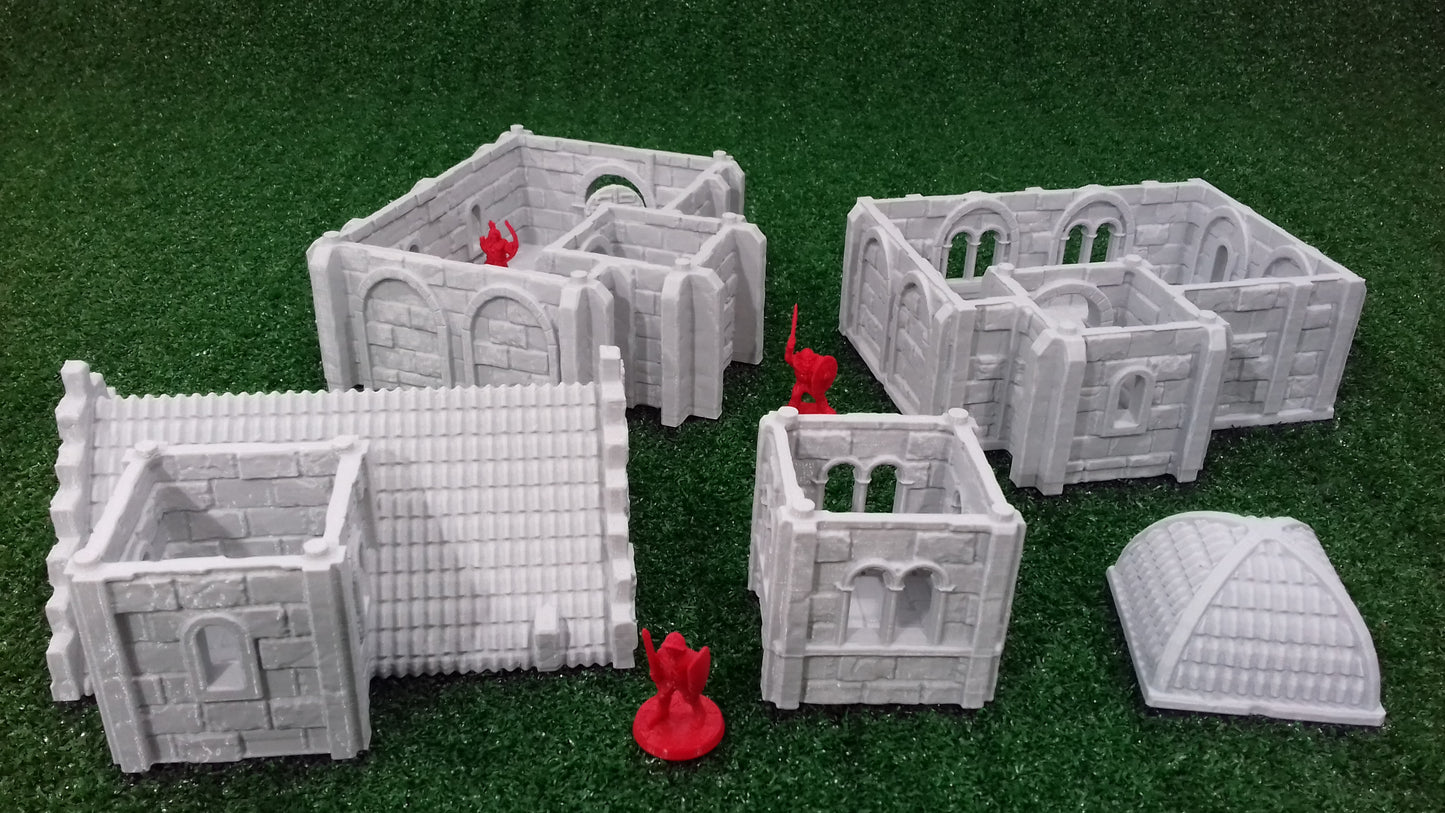 Casa 3 de Arkenfel – Torre-Casa estilo Gondor para Wargames (28–32 mm)