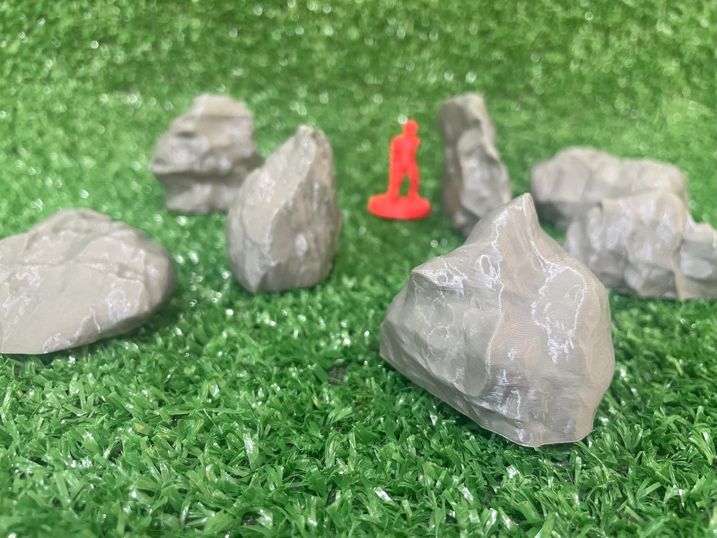 7 Rocas grandes - Escenografía 28mm