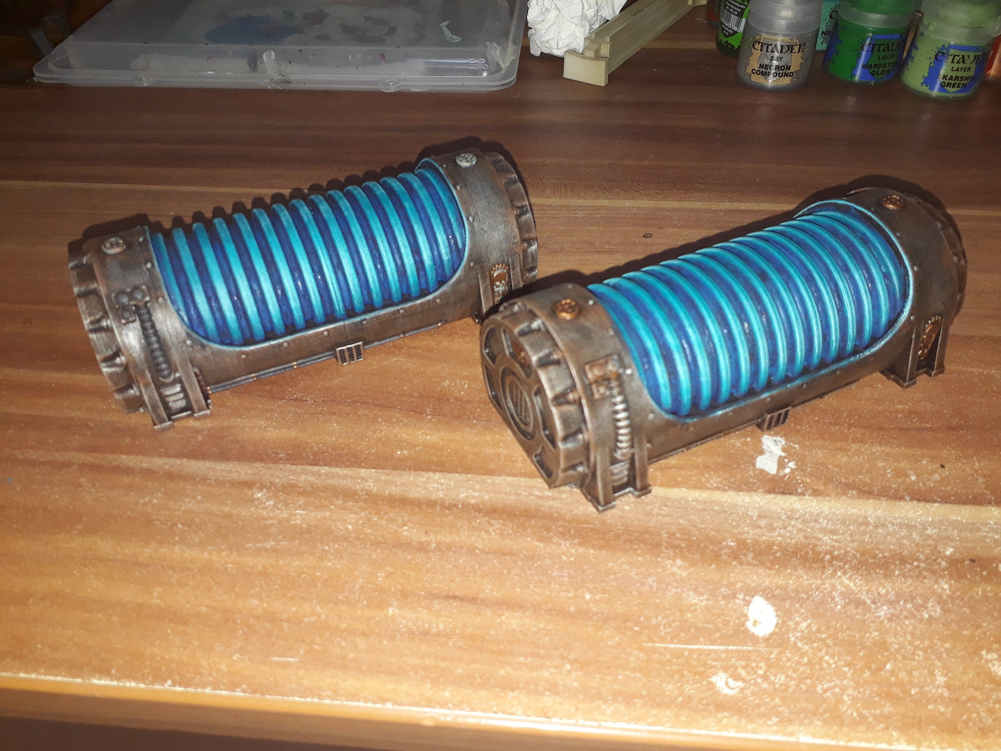 Bobinas de plasma - Escenografía Sci-Fi Futurista 28mm 32mm