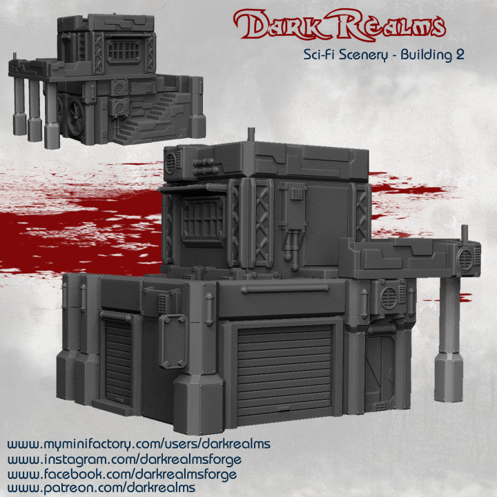 Neocity - Escenografía Cyberpunk - Futurista 28mm 32mm