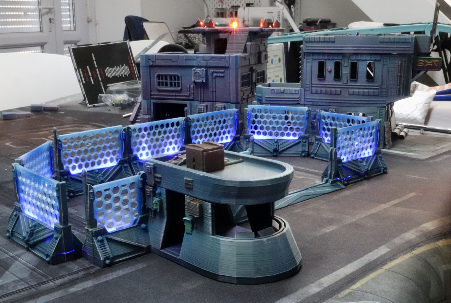 Neocity - Escenografía Cyberpunk - Futurista 28mm 32mm