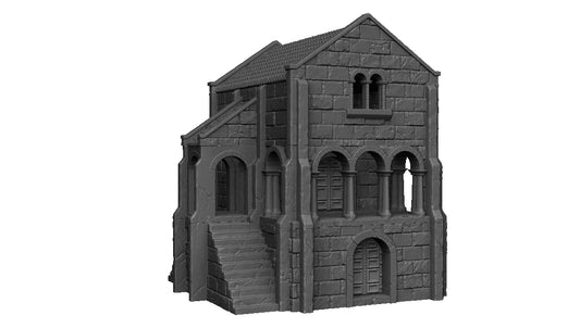 Casa de 3 Plantas de Gondor – Modelo 5 Arkenfel – Escenografía para Wargames (28–32 mm)