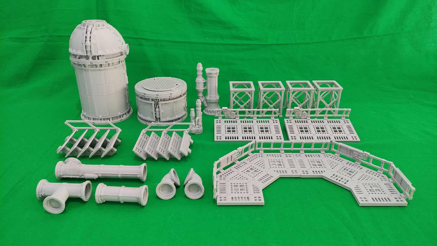 Sector Furnace - Escenografía industrial 28mm