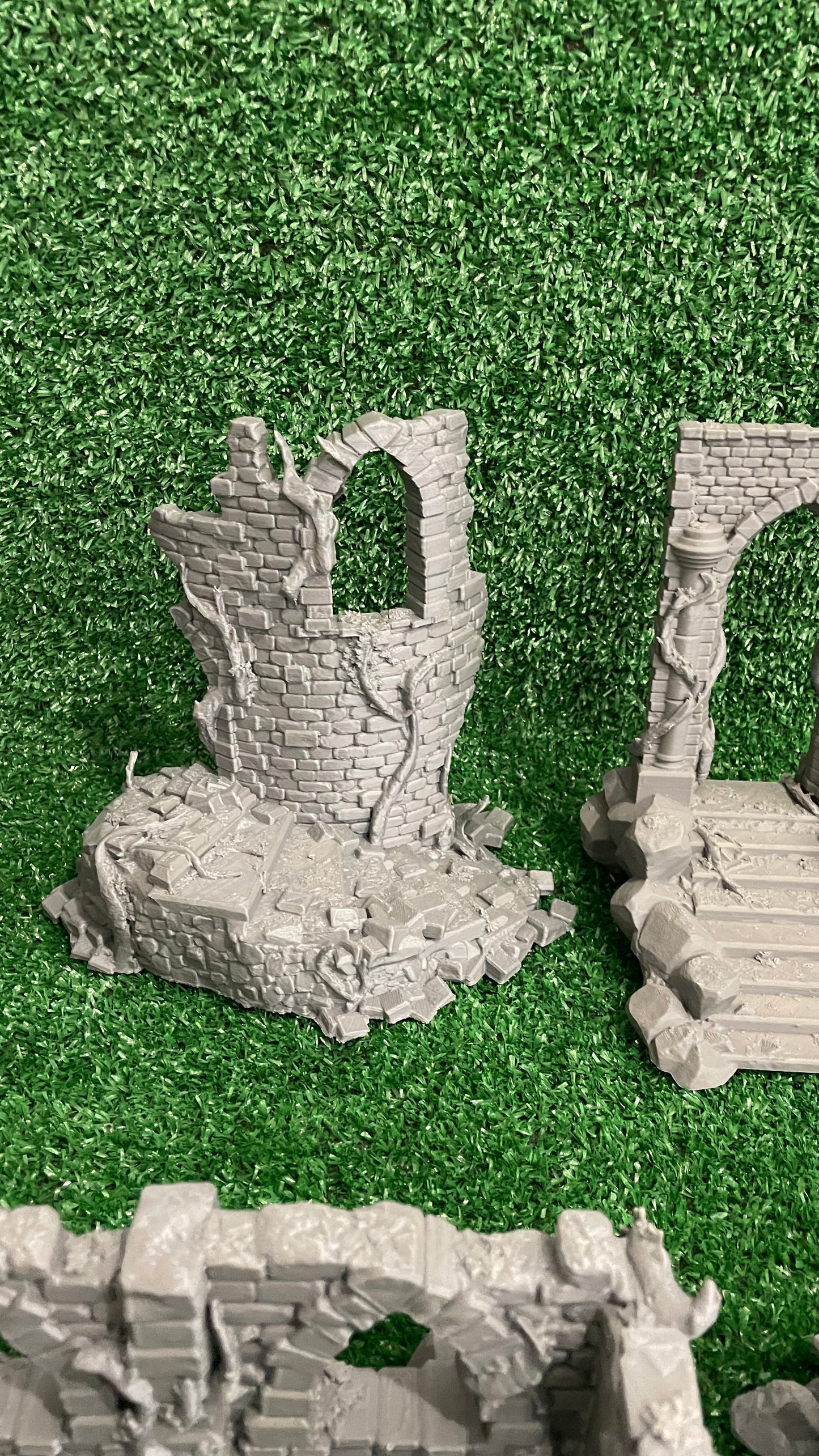 Old City Ruins - 8 estructuras - 11 Piezas - Ruinas medievales 28mm