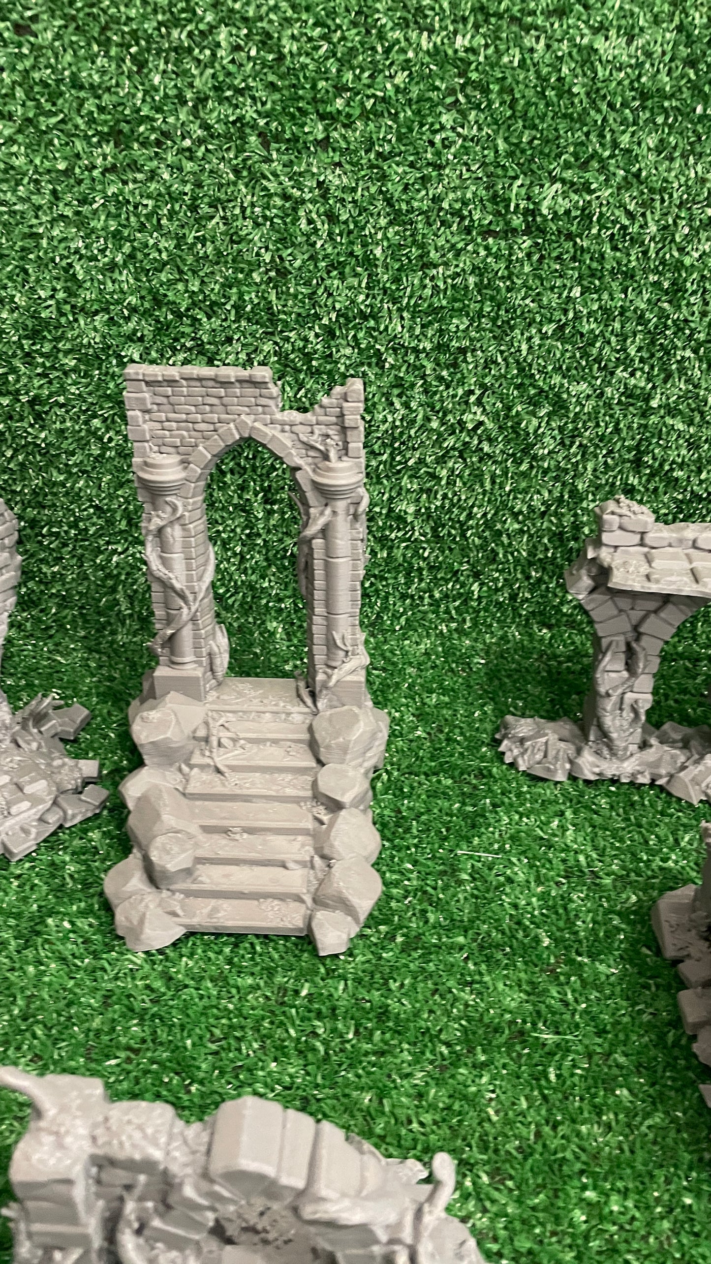 Old City Ruins - 8 estructuras - 11 Piezas - Ruinas medievales 28mm