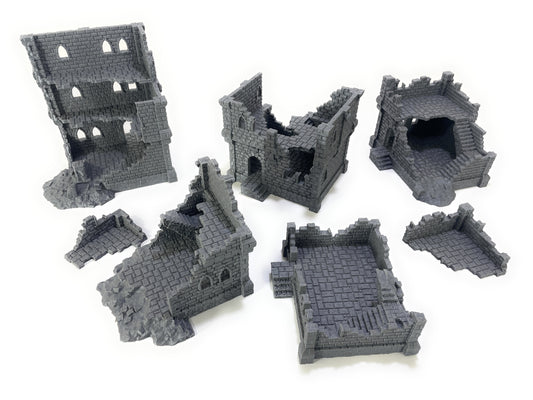 Set 12 piezas Ulvheim en Ruinas - Escenografía fantasía