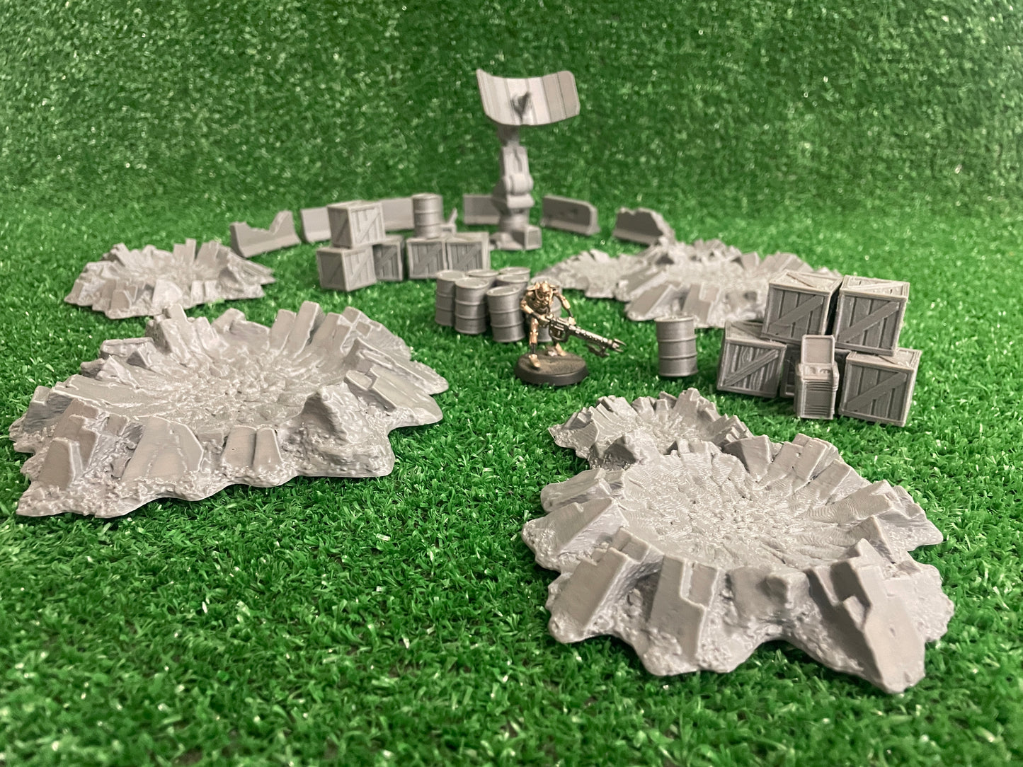 Escenografía - Puesto de Avanzada en Craters Sci-Fi 28mm 32mm