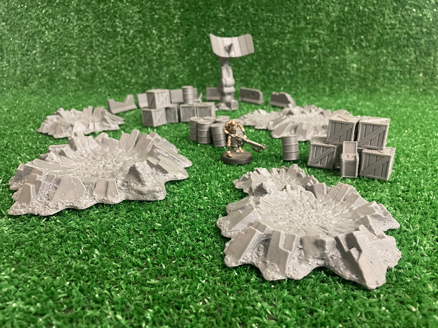 Escenografía - Puesto de Avanzada en Craters Sci-Fi 28mm 32mm