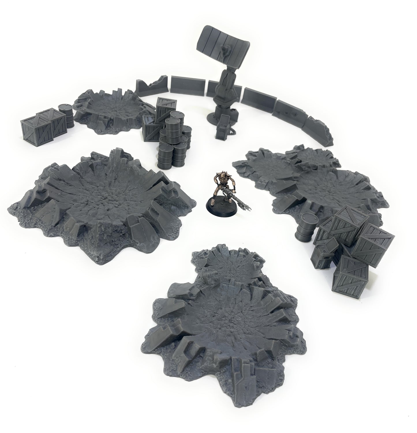 Escenografía - Puesto de Avanzada en Craters Sci-Fi 28mm 32mm