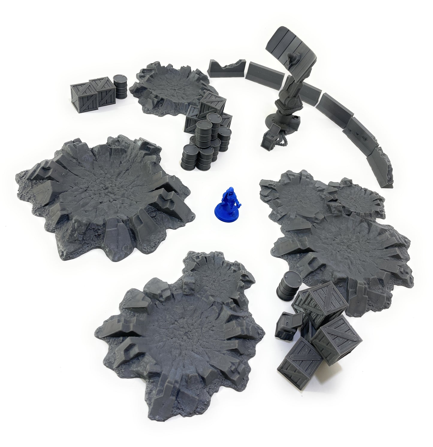 Escenografía - Puesto de Avanzada en Craters Sci-Fi 28mm 32mm