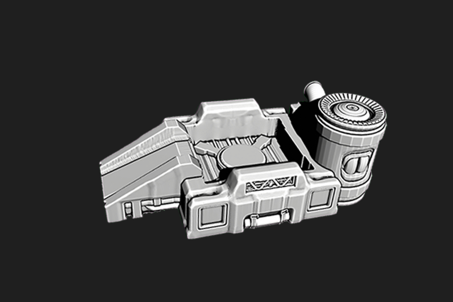 Set Escenografía Industrial Línea de Fábrica Futurista