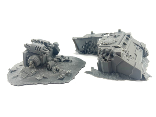 Rhino y Dreadnought destruidos