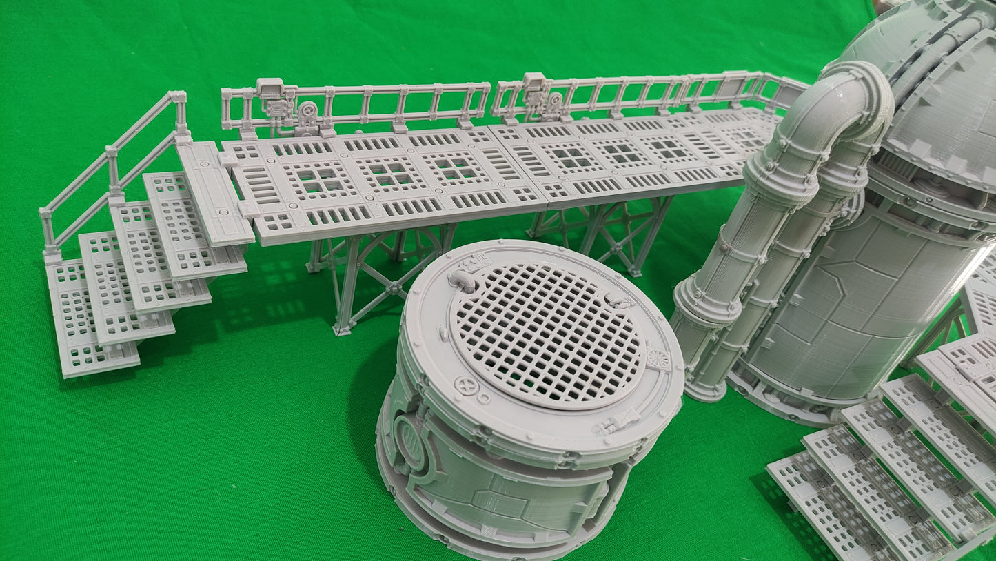 Sector Furnace - Escenografía industrial 28mm