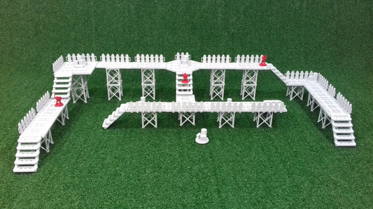Plataformas industriales - 60 piezas - Escenografía Sci-Fi Futurista 28mm