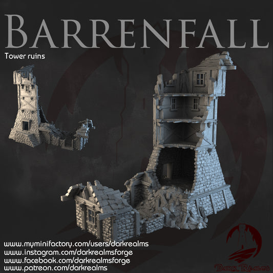 Torre en ruinas de la ciudad Barrenfall