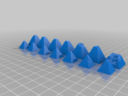 14 trampas Dragons Teeth para tanques - Escenografía 28mm y 32mm