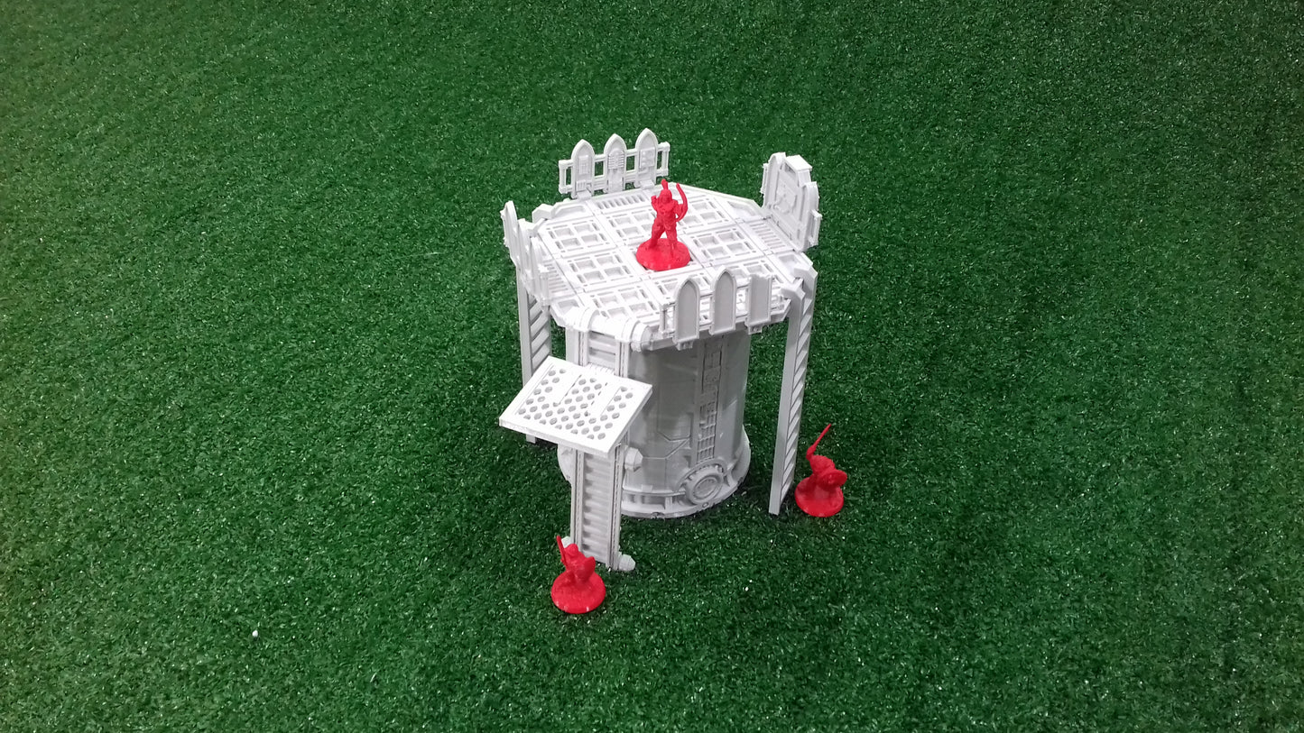 Horno ferratónico con elevador - Escenografía industrial