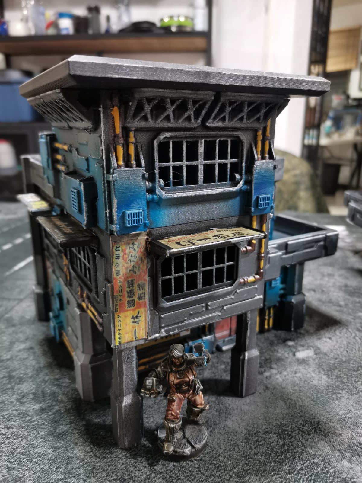 Neocity - Escenografía Cyberpunk - Futurista 28mm 32mm