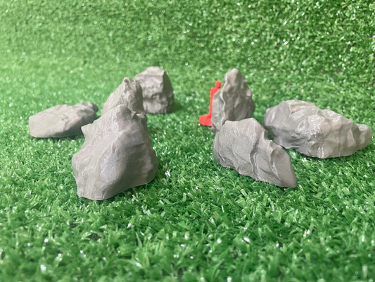7 Rocas grandes - Escenografía 28mm